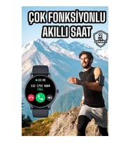 Mey İthalat® Akıllı Saat Çok Fonksiyonlu Sesli Görüşme NFC Uyumlu Amoled Ekran