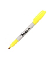 Sharpie Fine Permanent Markör Yuvarlak Uç Sarı 1836460
