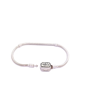 925 AYAR GÜMÜŞ STAR WARS PAN UYUMLU A CHARM TASIYICI KADIN ERKEK UNISEX BİLEKLİK