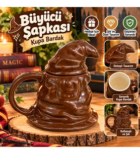 Büyücü Şapkası Seramik Kupa