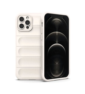 Apple İphone 12 Pro Kılıf Optimum Silikon - Krem