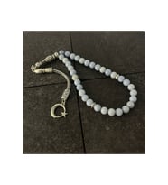 SERTİFİKALI Anjelit 6mm 33lük Doğal Taş Tesbih