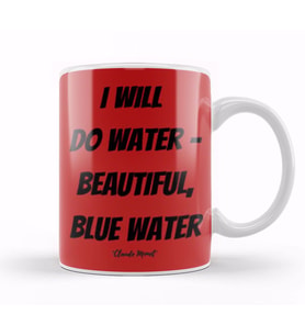 Claude Monet Quotes Gifts   Vintage Retro Rainbow Style Kupa Bardak Porselen