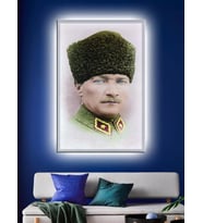 Led Işıklı Atatürk  Misafir Odası