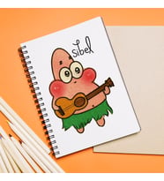 Sünger Bob & Petrick Tasarımlı Defter Kişiye Özel