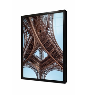 Tablosan Paris Eyfel Kulesi Detay Çerçeveli Cam Tablo