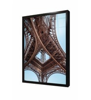 Tablosan Paris Eyfel Kulesi Detay Çerçeveli Cam Tablo