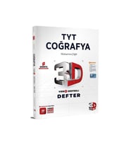 2024 3D TYT Coğrafya Video Destekli Defter