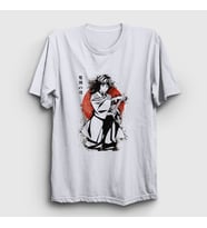 Presmono Unisex Beyaz Giyu Tomioka V2 Anime Demon Slayer Kimetsu No Yaiba T-Shirt 298988tt