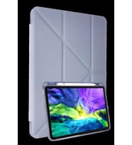 Pilelistore   Samsung Galaxy P610 Tab S6 Lite 10.4 Kılıf Kalemlikli Mars Tablet Kılıfı - Lila
