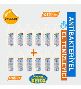 Antibakteriyel El Temizleyici 1000ml 12 Adet