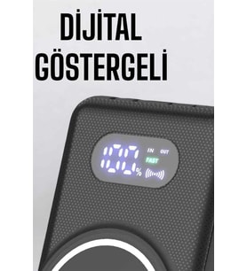 10.000 Mah 4 Portlu Hızlı Şarj Dijital Göstergeli