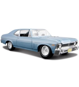 Maisto 1/24 1970 Chevrolet Nova SS Model Araba Mavi