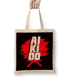 Aikido Master Fighter Martial Arts Fight Coach Self Defense Bez Çanta Uzun Saplı