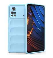Newface Xiaomi Poco X4 Pro 5G Kılıf Optimum Silikon - Sky Blue