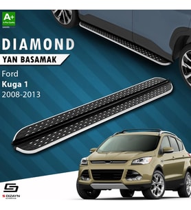 S-Dizayn Ford Kuga 1 Diamond Krom Yan Basamak 183 Cm 2008-2012