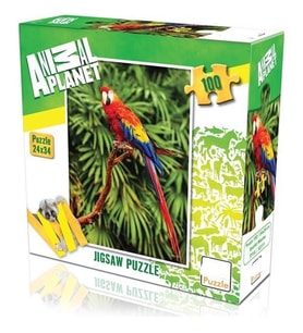 Hayal Sepeti Puzzle Papağan Kuşu Puzzle 100 Parça 24X34Cm 