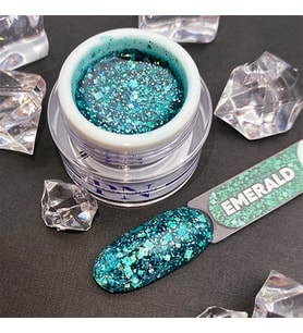 Nail art Tasarım jel Diamond Emerald 5 gr