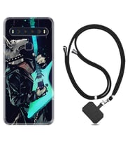 TCL 10L 10 Plus 10SE 20E 20SE 30 L7 Kılıf Boyun Askılı Silikon Dog Guitar 1789