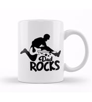My Dad Rocks And Guitar 01 Kupa Bardak Porselen