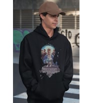Tasarım Stranger Things Baskılı Unisex Oversize Dizi Film Hoodie