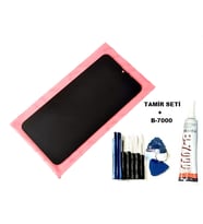 Tkgz Oppo A12 Uyumlu Lcd Ekran Dokunmatik + B-7000 + Tamir Seti
