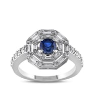 1.30 Karat Safir Pırlanta Yüzük