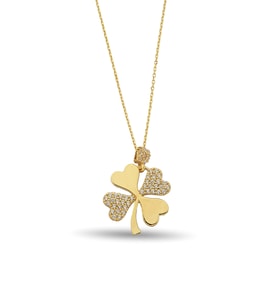 ÇGK KUYUMCULUK Yonca Altın Kolye