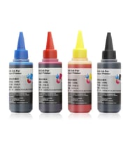 Photo Print® Brother DCP-T500W DCP-T700W MFC-T800W / MFC-910 BT-6000 / BT-5000 (4X100ML )  4 Renk Muadil Japon Mürekkep Seti (Çok Renkli)