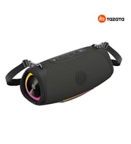 Tazata BoomBlast Pro Bluetooth Hoparlör- Gri 80W IPX7, 12 Saat Şarj, Powerbank, İnanılmaz Ses
