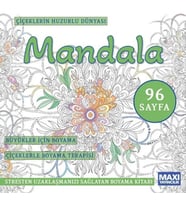 Çiçeklerin Huzurlu Dünyası Mandala