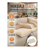 Isıtmalı Vücut Masaj Matı – Çok Bölgeli Titreşimli ve Katlanabilir