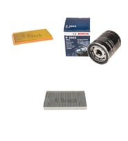 Bosch Filtre Bakım Seti Fiat 500 500c 1.4 Benzin Hava + Yağ f. + Polen Filtre Sardes