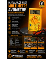 LCD Ekranlı Dijital Ölçü Aleti Ev ve Atölye Kullanımı