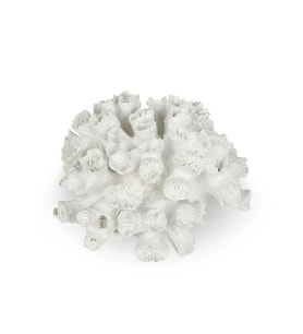Vitale Beyaz Mercan Resin Obje 20*20*9 Cm AK.P356.370046
