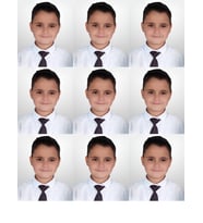 Vesikalık & Biyometrik Fotoğraf Baskısı – 9 Adet 5x6 cm