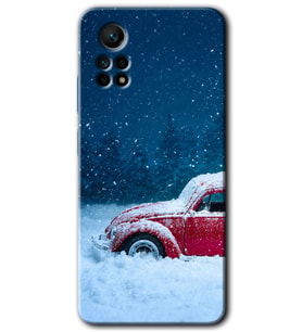 Redmi Note 12 Pro 4G Kılıf HD Desen Baskılı Kılıf - Karlı Vosvos