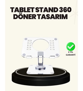 Ayarlanabilir Şeffaf Tablet Standı Kaymaz Silikon Tabanlı