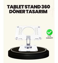 Ayarlanabilir Şeffaf Tablet Standı Kaymaz Silikon Tabanlı