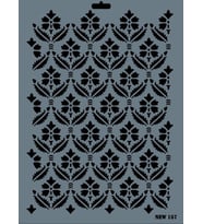 Rich New Seri N-157 Stencil 35x25 cm