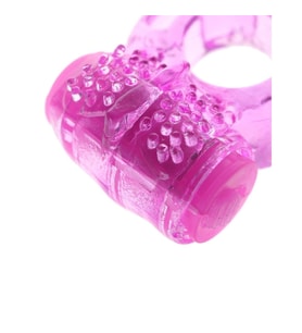 Titreşimli Pembe Silikon Penis Halkası