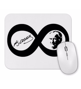 Mustafa Kemal Atatürk Sonsuzluk İşareti Mouse Pad