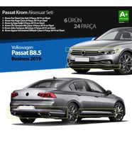 Drs Tuning Passat Uyumlu B8.5 Business Krom Aksesuar Seti 24 Parça S Dizayn A+Kalite