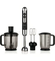KORKMAZ A447-12 MİA MEGA BLENDER SET SİYAH/KROM