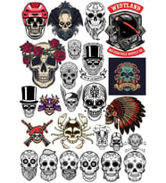 Kurukafa Sticker Set 8 22 Parça Telefon, Tablet, Defter, Laptop Sticker