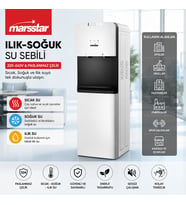 SU SEBİLİ SICAK - SOĞUK - ILIK 220-240V - PASLANMAZ ÇELİK MSWD-100 (5680)