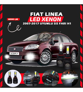 Fiat Linea 2007-2017 Sis Farı Uyumlu Şimşek Etkili Led Xenon Light Series H1