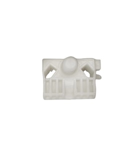 Renault Clio 3 2005-2009 için Cam Kriko Plastiği - Ön Sol (Beyaz)