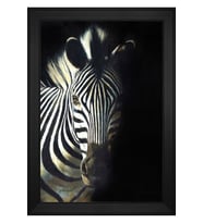 Hayvanlar Temalı Kanvas Tablo 50 x 70 cm Siyah Çerçeve