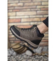 X-Step X6 Vizyon Termal Kürklü Kışlık Erkek Bot Ayakkabı (Vizon)